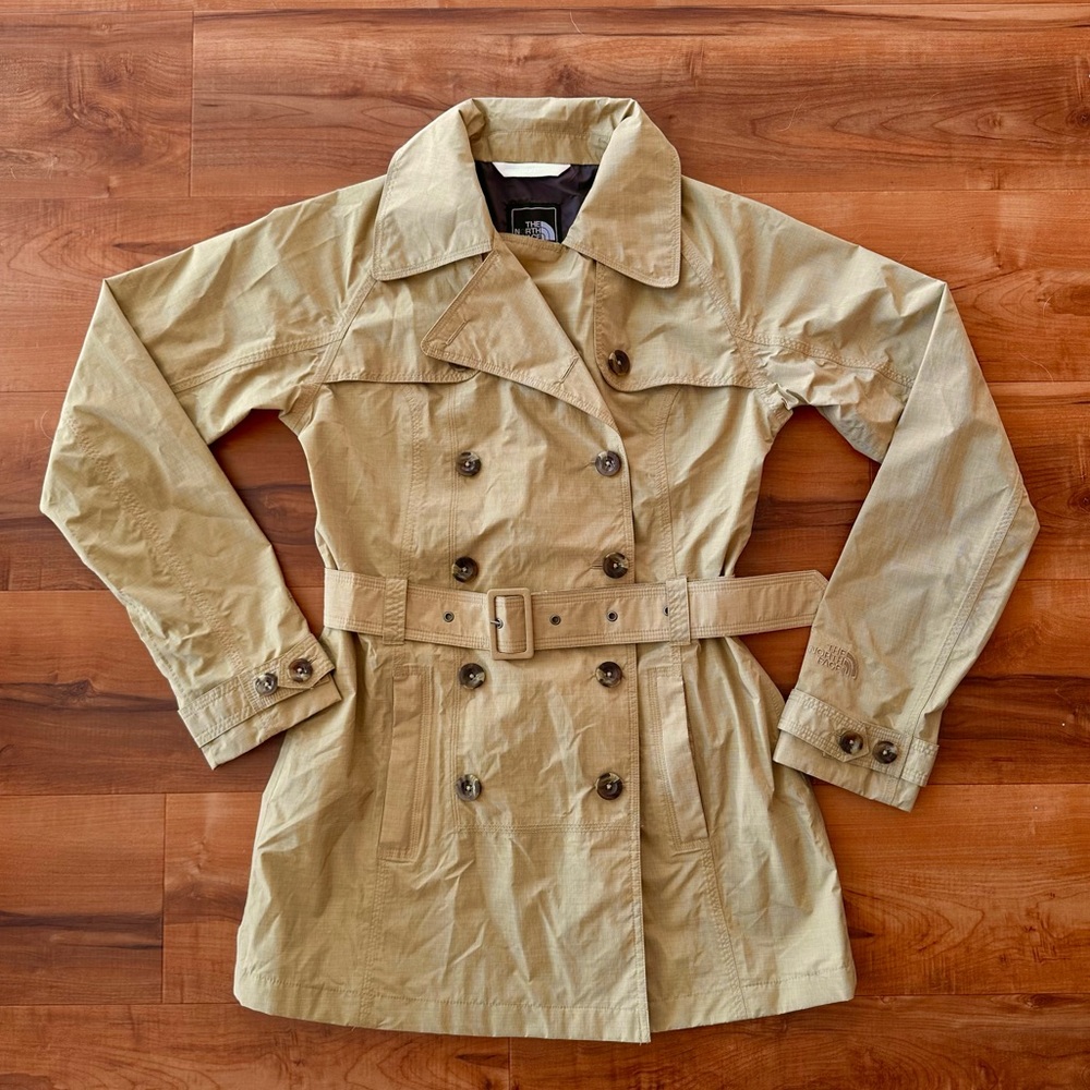 North Face Trench Coat (small)